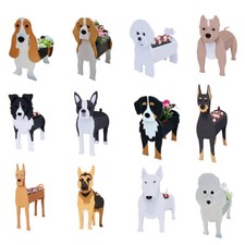 Cute Dog Cat Planter Plant Pot Animal Flower Planter Pot Decoration For Gardens