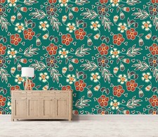 3D Red Flower R13469 Wallpaper