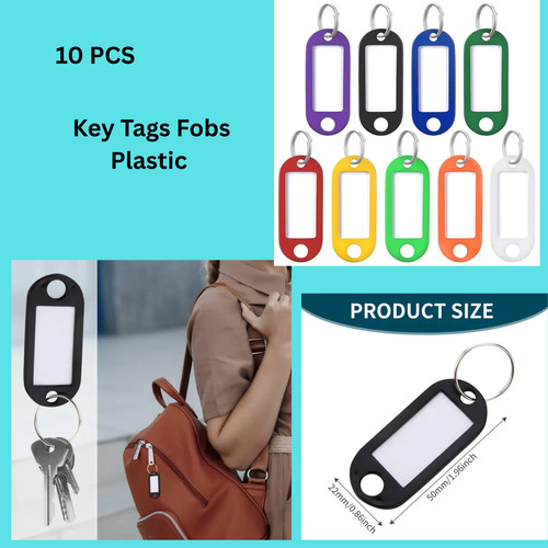 Key tags fobs - fobs, plastic