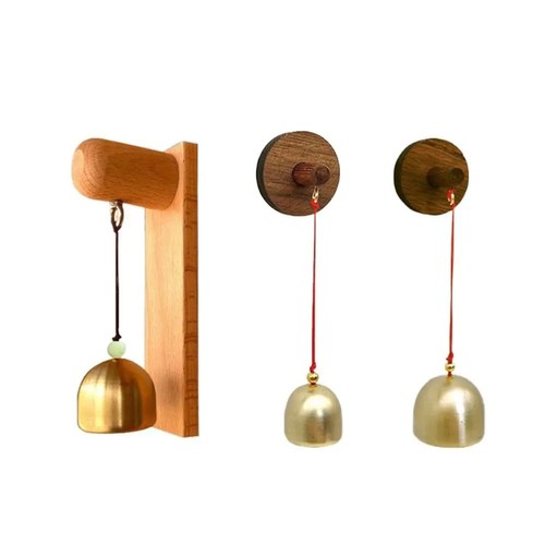 Wooden shopkeepers bell - wooden,