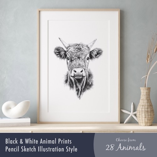 Wild animal print pencil - –,