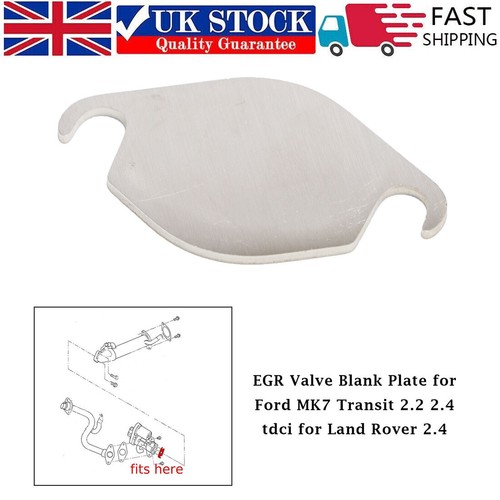 Egr valve blank plate - blank, for