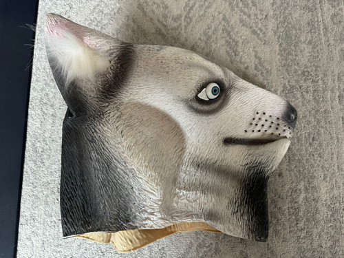Wolf dog mask latex - wolf,