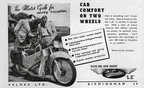 1949 velocette model - velocette,