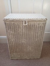 Retro Vintage white Lloyd Loom