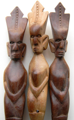 African hand carved - hand,