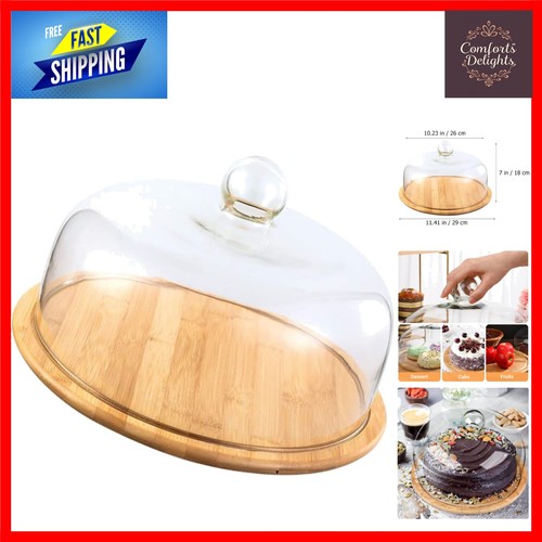 Elegant glass dome cake - elegant,