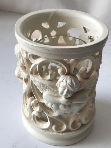 Nana white angel candle - white,