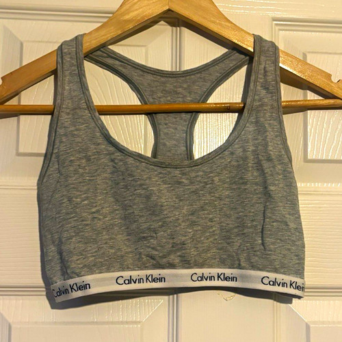 Calvin klein grey racerback - calvin,