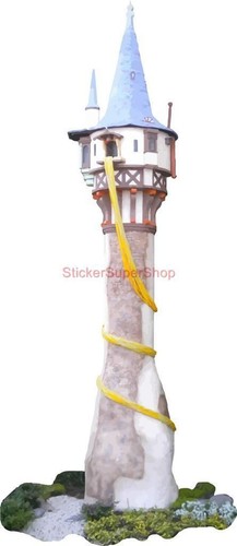 Rapunzel tower tangled decal - tower,