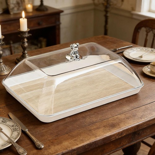 Cake stand with dome - cake,