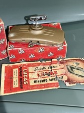 Vintage classic Lucas 584 rear view dipping mirror