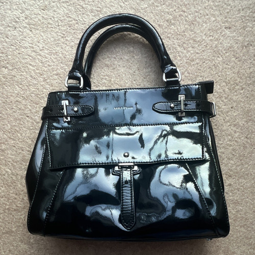 Karen millen black patent - millen,