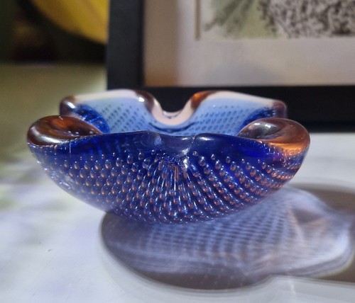 Vintage murano bullicante blue - bullicante,