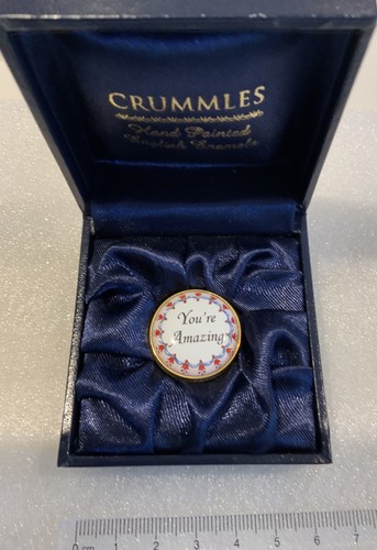 Crummles enamel trinket box - trinket,