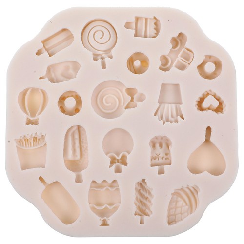Light grey silicone mold for - grey,