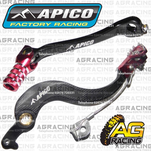 Apico black red rear brake - black, &