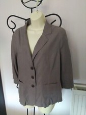 TIGI WEAR 10/12 Linen Mix Jacket. Excellent Clean Condition