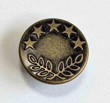 20 x 'brass' style hammer-on studs 17mm Sewing denim crafting dress upholstery