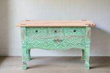 Carved Nahuala Sea Green