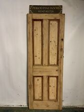 V27/18 ( 27 1/2 X 74 3/4) Old Original Reclaimed Victorian Period Pine Door