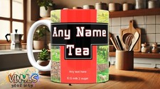 Any Name Tea Mug – Funny Personalised Gift for Tea Lovers – Yorkshire Style