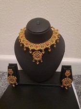Indian Choker and Earring Set