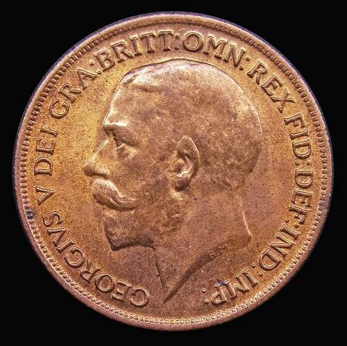 Penny 1917 lustrous unc very - penny,