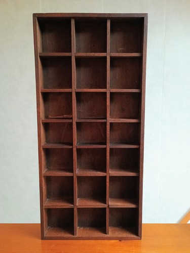 Vintage wood printers type - vintage,