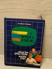 I Wish I Knew ... about the