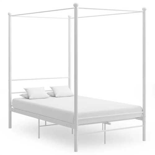 Walplus canopy bed frame white - walplus,