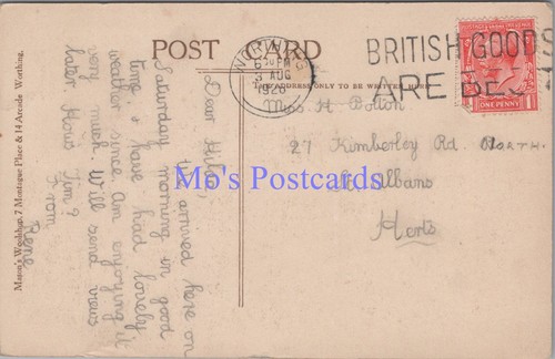 Genealogy postcard bolton - -,