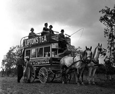 An Old Horse Drawn Bus From