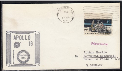 Apollo recovery force - apollo, 16