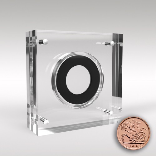 Sovereign coin acrylic - sovereign,