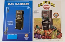 Vintage fruit machine flyers - vintage,