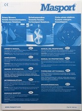 Original Masport Rotary Mowers Owners Manual , c 1990's