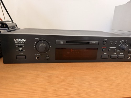 Tascam 350 minidisc dim - md-350, minidisc.
