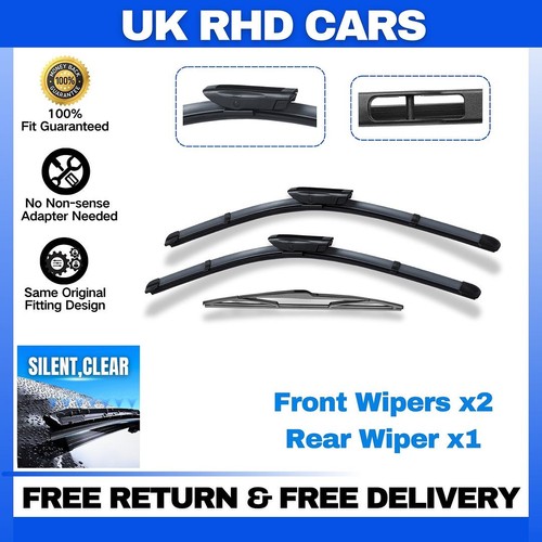 Front and rear windscreen - front,