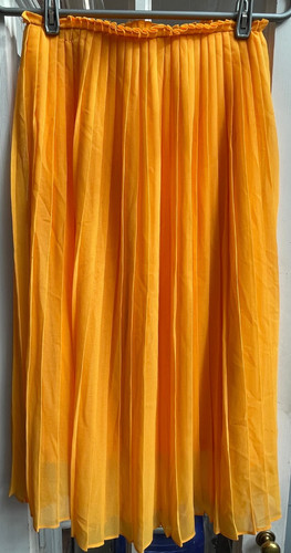Zara pleated maxi - , skirt