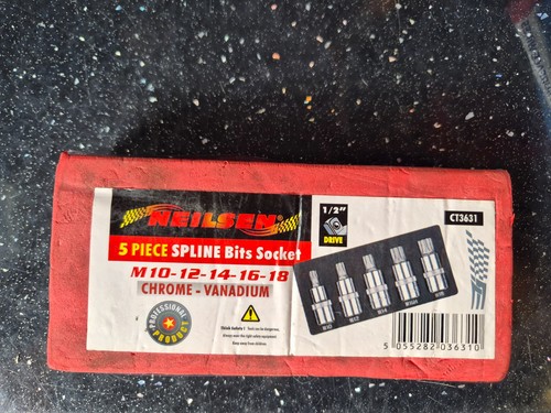 Neilsen spline bit - spline, 5pc