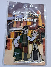 BARBOUR - "Wallace & Gromit" pin badge. Christmas 2025. BRAND NEW.