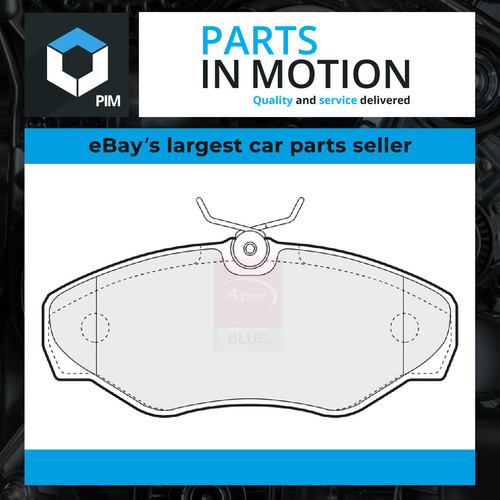 Brake pads set fits vauxhall - pads,