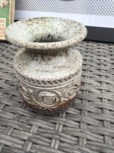 Vintage stoneware vase - stoneware,