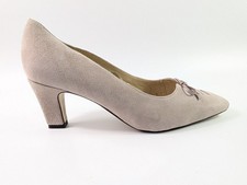 Van dal beige suede mid - mid, heel