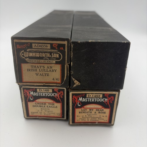 Pianola rolls in original - x, 4