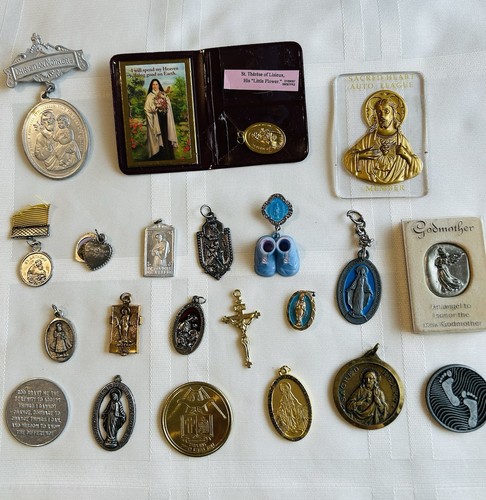 Catholic medals lot - medals, pcs