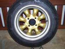 4 X FORD MINILITE STYLE WHEELS WITH TYRES
