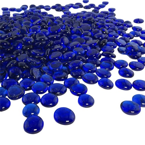 Decorative glass pebbles - glass, &