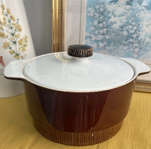 Poole pottery chestnut - pottery,